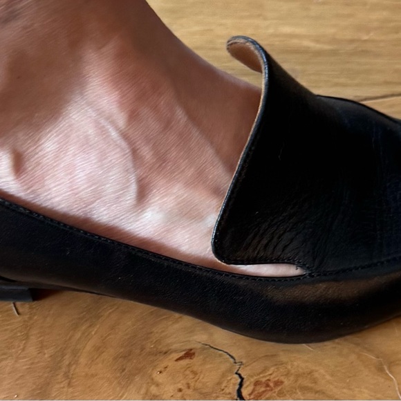 Black Leather women’s, Fluevog Loafers - Picture 3 of 5